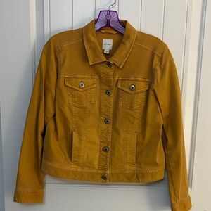 J. Jill Golden Jean Jacket